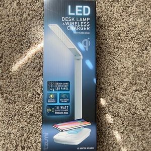 LED lamp and wireless charger
